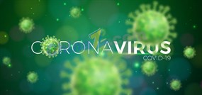 病毒细胞的微观视野免费矢量